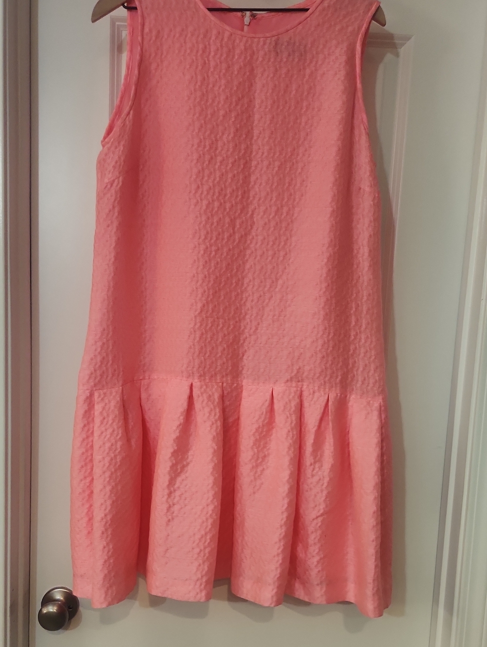 Pink Tartan Classic Sleeveless Pink Dress